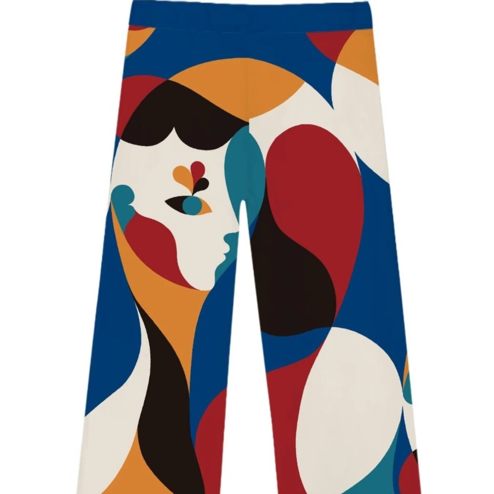 All Over Print Drawstring Pants